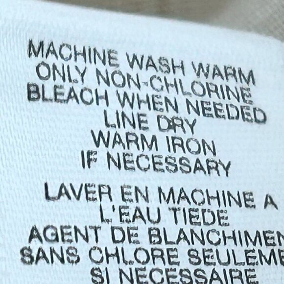 Michael Kors Men's XXL Linen Blend Brown Striped Button Down Camp Vacation - Picture 5 of 6